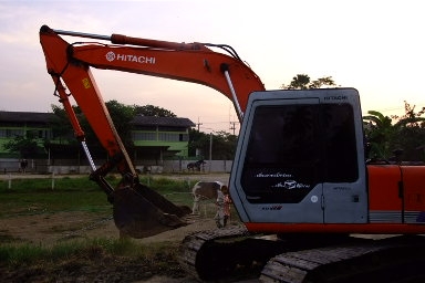 ขาย Hitachi 100 - 1 เอกสาน อินวอย์ รถพร้อมทำงาน  รถใช้ในฟามร์