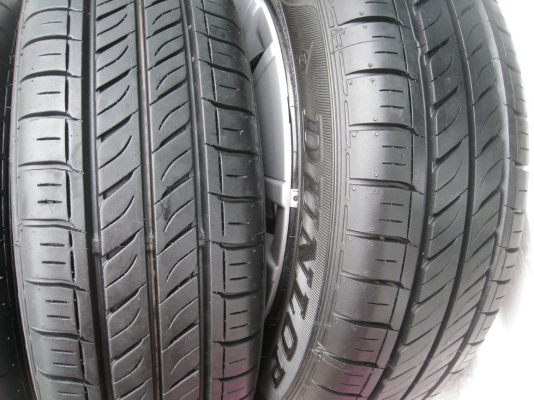 ขายกะทะล้อ mitsubishi mirage 14" 4/100 +ฝาครอบ+ยางปี12(081-3747940)