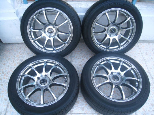 ขายล้อแม็ก Advanti motor rismo 17"x7" et40 5/114.3 +ยางปี11(081-3747940)