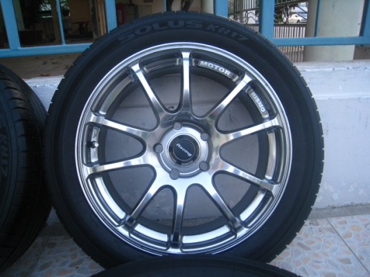 ขายล้อแม็ก Advanti motor rismo 17"x7" et40 5/114.3 +ยางปี11(081-3747940)