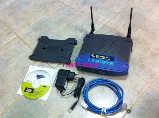 รายละเอียด ขาย AccessPoint รุ่นพิมพ์นิยม LinkSys WAP54G ค่ะ