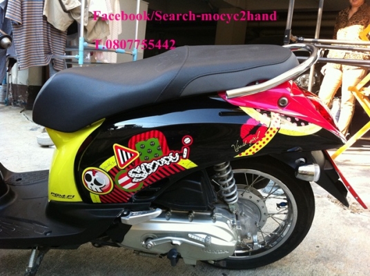 รายละเอียด ขาย HONDA Scoopy i สีชมพู-ดำ รถสวย ไมล์ 4041 Km. เครื่องเดิมๆ หัวฉีด