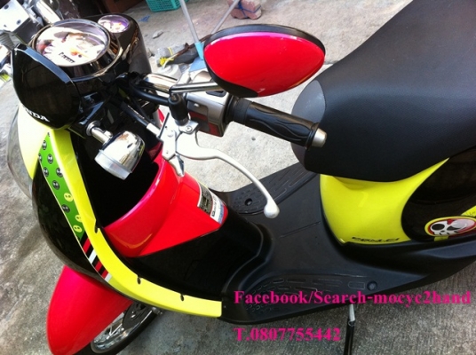 รายละเอียด ขาย HONDA Scoopy i สีชมพู-ดำ รถสวย ไมล์ 4041 Km. เครื่องเดิมๆ หัวฉีด