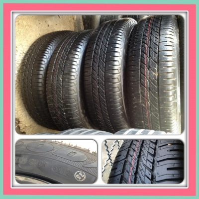 ขายยาง ปลายปี 12(5012) ป้ายแดง Goodyear 175-65-15 ใหม่มาก ขนหน้ายางยังอยู่ถูก