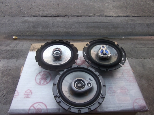 เศษดอกลำโพง ALPINE+Pioneer+ Clarion 3ทาง 6นิ้ว เสียงดีครับ