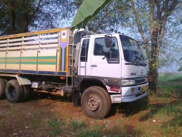 ขายรถบรรทุกสิบล้อดั๊มพ์ HINO 3M ดั๊มพ์มิเนียม เครื่องเดิม เกียร์เดิม กระจกไฟฟ้า จดทะเบียนปี 38