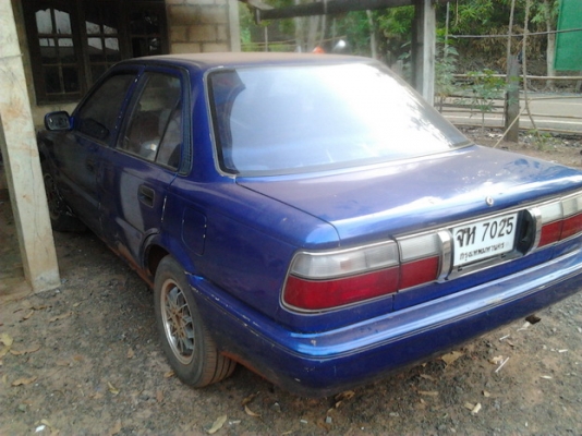 ขาย เก๋ง TOYOTA COROLLA 1.3 โฉมโดเรม่อน ปี34/91 เครื่อเิดิมๆ 1.3 ไม่เคยติดแก๊ส ประหยัด ภายในดี คอนโซลครบ แม็ก13 ยางดี สีดี มีต้องเก็บบางจุด เดิมๆ ไม่เคยชน พร้อมใช้งาน ราคาต่อรองได้ครับ