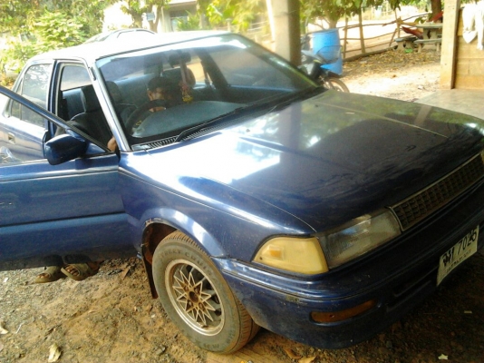 ขาย เก๋ง TOYOTA COROLLA 1.3 โฉมโดเรม่อน ปี34/91 เครื่อเิดิมๆ 1.3 ไม่เคยติดแก๊ส ประหยัด ภายในดี คอนโซลครบ แม็ก13 ยางดี สีดี มีต้องเก็บบางจุด เดิมๆ ไม่เคยชน พร้อมใช้งาน ราคาต่อรองได้ครับ
