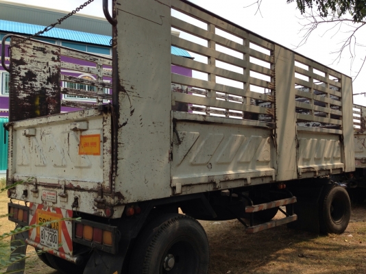 ***ขายแล้วครับขอบคุณ Truck2hand ขาย 10ล้อพ่วงแม่ลูก ไม่ดั๊ม ISUZU DECA 270 ยูโรทู ปี50 เครื่องเดิม ดำ แห้งดี ไม่เยิ้ม แรงดี เกียร์เดิม กระบะสามมิตรลอนเฉียง คอกเกษตร สภาพดี ไม่ผุ หัวบาง ภายในสวย คอนโซลครบ ลูก 2คาน สามมิตรลอนเฉียง ยาว6.50ม. พร้อมใช้งาน ราคา