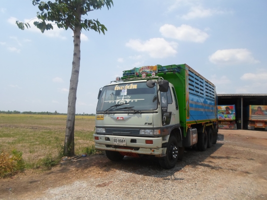 ขายรถพ่วง HINO FM3Hเครื่อง P11 ลูกสามคาน คอกเกษตร