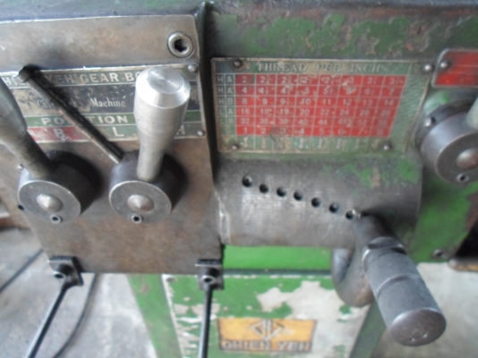 แท่นกลึง 5 ฟุต 2 เพลา เกียร์บล็อก ชินเย่  60,000 ด่วน !!!