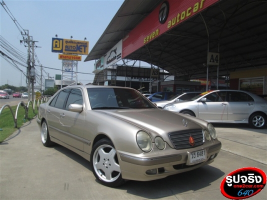 BENZ E240 ปี 2002 สีทอง ติด LPG แล้ว รถบ้านแท้