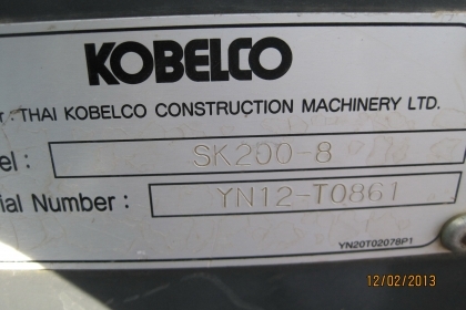ขายรถแบคโฮ KOBEKCO SK200-8 Y12 รถสภาพสวยงามมากเลยครับ