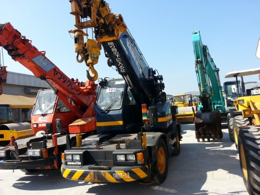 ขายเครนKOMATSU 8 ตัน ของเก่าจากญี่ปุ่นสภาพรถ 90\%เอกสารอินวอย