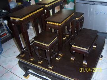 โต๊ะหมู่บูชาพระ