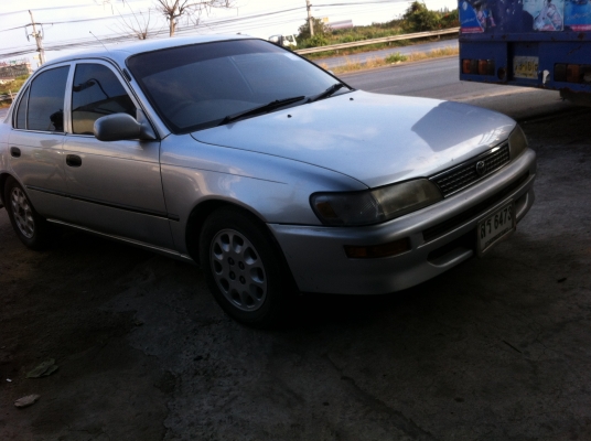 TOYOTA, COROLLA 1.6 GL ปี 1994 เกียร์ธรรมดา เครื่องดี ภายในสวย หน้าเดิม ติดแก๊ส LPG TOYOTA, COROLLA 1.6 GL ปี 1994 เกียร์ธรรมดา เครื่องดี ภายในสวย หน้าเดิม ติดแก๊ส LPG