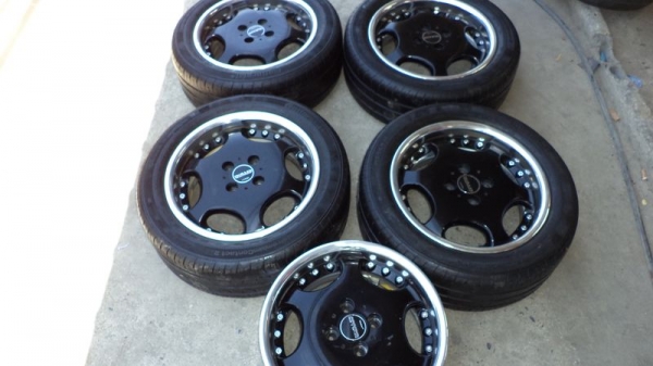 ขายล้อแม็กพร้อมยาง ขอบ 15 นิ้ว 4รู100 กว้าง 6 นิ้ว1ชุด JAPAN แท้