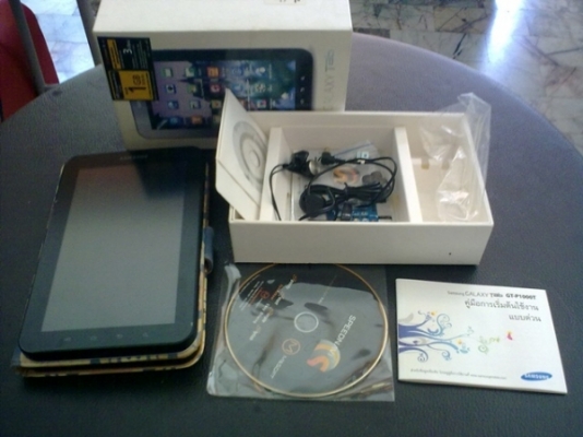 ด่วน..ขาย Samsung Galaxy Tab P1000T 7นิ้วรองรับ3Gสภาพดีอุปกรณ์ยกกล่องมือเดียวจากศูนย์ครับ