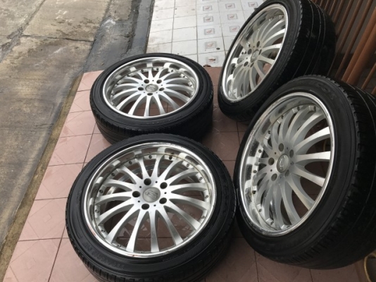 ล้อเเท้ WEDS BELLONA 18กว้าง8อ๊อฟ43สีเดิมๆยางติดมาใช้ไม่ได้เเล้ว ล้อเเท้ WEDS BELLONA 18กว้าง8อ๊อฟ43สีเดิมๆยางติดมาใช้ไม่ได้เเล้ว