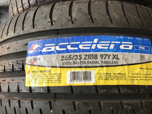 ยางใหม่อินโด ACCEIERA 265 35 18 ปี14 คู่ละ