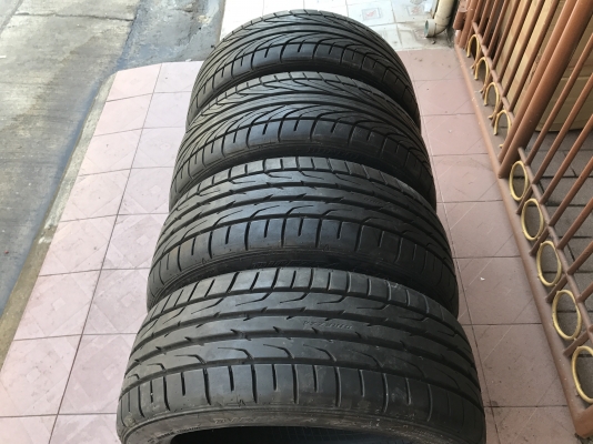 ยาง DUNLOP DZ101 DZ102 ปี12กับปี14เก่าญี่ปุ่นเเท้สภาพสวยดอกเเน่นๆ 205 45 16