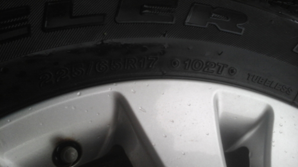 ขายแม็กพร้อมยาง BRIDGE STONE 225/65 R17
