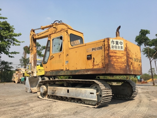 ขายแม็คโคร KOMATSU PC120-2 FROM JAPAN(อาร์มพิเศษ) พร้อมใช้งาน นำเข้าจากต่างประเทศ ติดต่อ 063-9316985 ID LINE : 0639316985 ครับ