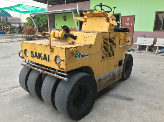 ขายรถบดล้อยางSAKAIรุ่นTS31นำเข้าจากญี่ปุ่น ไม่เคยใช้งานในไทย มีเอกสารพร้อมจดทะเบียน ล้อยาง7เส้น เครื