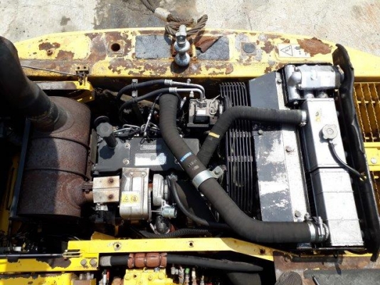 รถขุดล้อยาง KOMATSU PW140-7 มือสองยุโรป รถขุดล้อยาง KOMATSU PW140-7 มือสองยุโรป