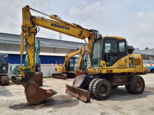 รถขุดล้อยาง KOMATSU PW140-7 มือสองยุโรป รถขุดล้อยาง KOMATSU PW140-7 มือสองยุโรป