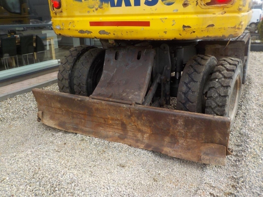 รถขุดล้อยาง KOMATSU PW140-7 มือสองยุโรป รถขุดล้อยาง KOMATSU PW140-7 มือสองยุโรป