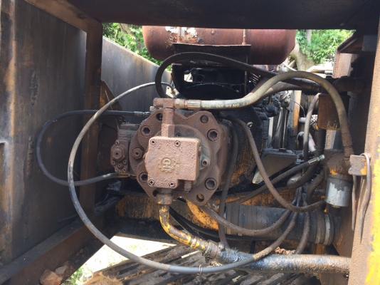 รถขุด SK907 ปั้มk3v ขายตามสภาพ เฟมไม่สวย ที่หนักอยู่...