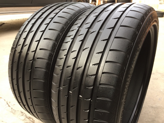 ยาง Continental 245-40-18 ปี 13 2 เส้น 2500  สวยๆไม่ปะไม่บวมไม่กินข้างดอกยางเหลือเยอะเอาไปวิ่งกันใด้อีกยาวค่ะ