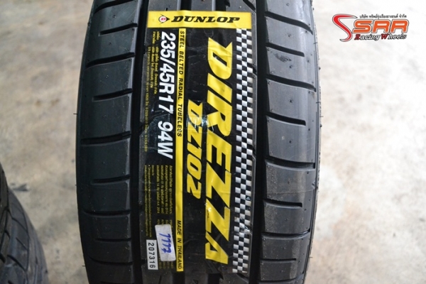 DUNLOP DZ102 235/45R17 ปี17 เส้นละ 3,500 บาท DUNLOP DZ102 235/45R17 ปี17 เส้นละ 3,500 บาท