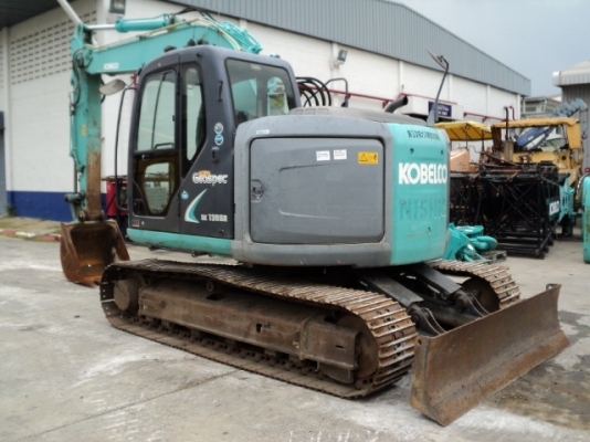 รถขุด KOBELCO SK120-3 M5 SUPER มีลายต่อหัวเจาะ มือสองญี่ปุ่น