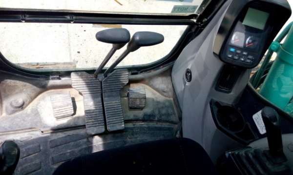 รถขุด KOBELCO SK120-3 M5 SUPER มีลายต่อหัวเจาะ มือสองญี่ปุ่น