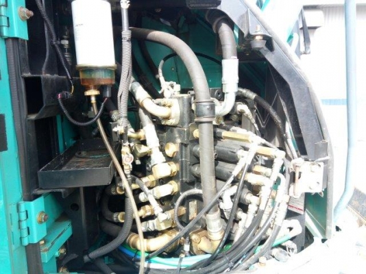 รถขุด KOBELCO SK120-3 M5 SUPER มีลายต่อหัวเจาะ มือสองญี่ปุ่น