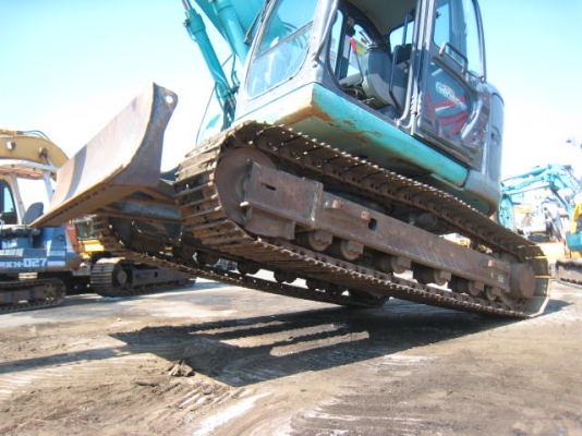 รถขุด KOBELCO SK120-3 M5 SUPER มีลายต่อหัวเจาะ มือสองญี่ปุ่น