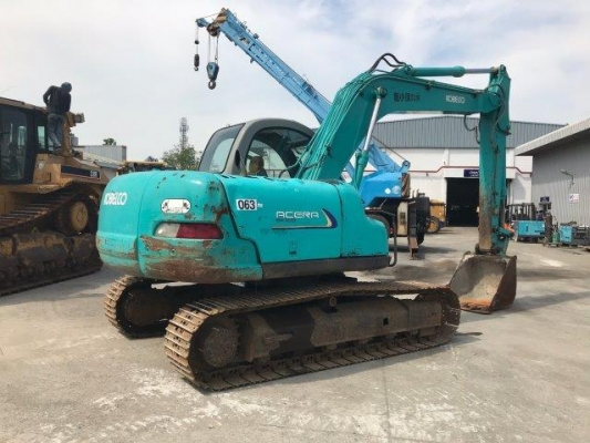 รถขุด KOBELCO SK120-3 M5 SUPER มีลายต่อหัวเจาะ มือสองญี่ปุ่น