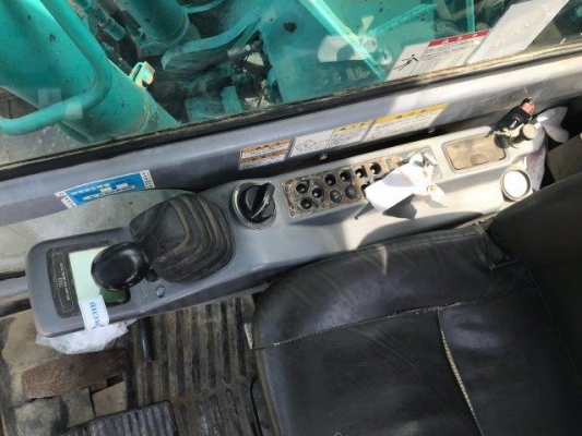 รถขุด KOBELCO SK120-3 M5 SUPER มีลายต่อหัวเจาะ มือสองญี่ปุ่น