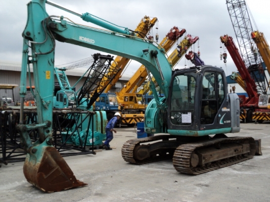 รถขุด KOBELCO SK120-3 M5 SUPER มีลายต่อหัวเจาะ มือสองญี่ปุ่น