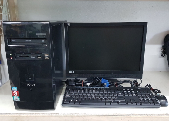 คอมชุด PC จอ VZIO 19 นิ้ว Core i5-760 RAM 8GB Hdd 500GB การ์ดจอ HD5450 อุปกรณ์ครบ