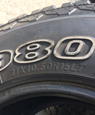 ขายยาง 31x10.5 R 15