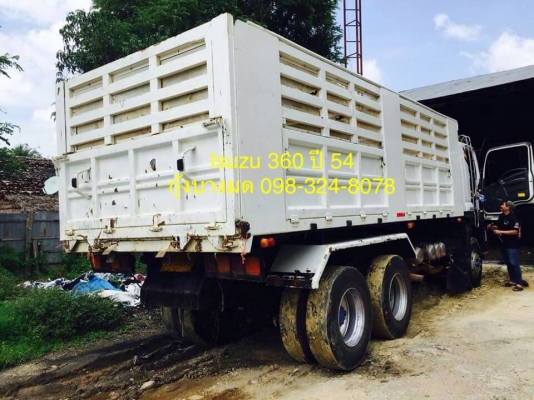 Isuzu 360 แรง ปี 54 กระบะดัมพ์ไม่เคยลากลูก ยางดี พร้อมใช้งาน