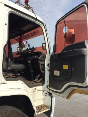 ขาย ISUZU 320 พ่วงแม่ลูก กระบะเหล็กสามมิตร รถปี 51