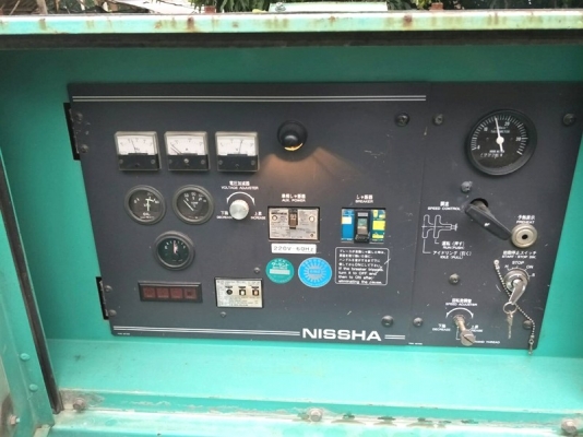 NES90EI-เครื่องปั่นไฟ มือสอง ญี่ปุ่น Nippon 75/90kva. Engine Isuzu DD-6BG1T by OEK