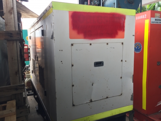 ขายเครื่องปั่นไฟขนาด 75 kvaพร้อมตู้เก็บเสียงพร้อมใช้