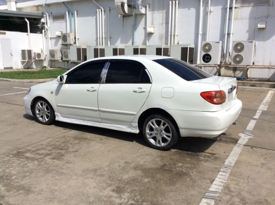 ขายรถ โตโยต้า โคโรล่า ปี02 เครื่องสามห่วง 4A 1.6 เกียร์ธรรมดา แก๊สLPGถังใหม่ เพาเวอร์ ภายในสวยเบาะหนังสวย แอร์ วิทยุCD สีใช้ได้ ทรงดี แม็ก16&quot; รถขับดีพร้อมใช้ ภาษี61 ขายด่วน