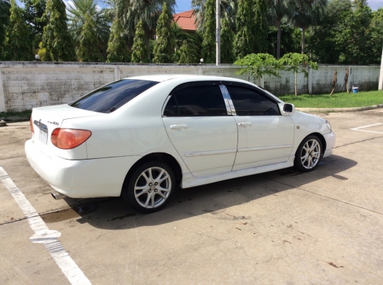 ขายรถ โตโยต้า โคโรล่า ปี02 เครื่องสามห่วง 4A 1.6 เกียร์ธรรมดา แก๊สLPGถังใหม่ เพาเวอร์ ภายในสวยเบาะหนังสวย แอร์ วิทยุCD สีใช้ได้ ทรงดี แม็ก16&quot; รถขับดีพร้อมใช้ ภาษี61 ขายด่วน