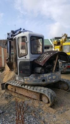 รถขุด MITSUBISHI รุ่น MM55SR ปี 1990 สภาพพร้อมใช้งาน